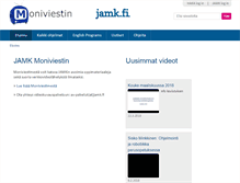 Tablet Screenshot of moniviestin.jamk.fi