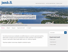 Tablet Screenshot of oppimateriaalit.jamk.fi